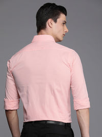 Raymond Self Design Slim Fit Pure Cotton Formal Shirt