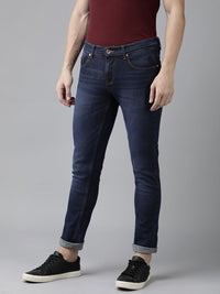 SPYKAR Men Skinny Fit Low-Rise Light Fade Stretchable Jeans