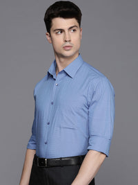 Raymond Men Pure Cotton Slim Fit Micro Checked Formal Shirt