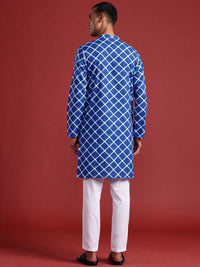 Anouk Pure Cotton Geometric Print Straight Kurta