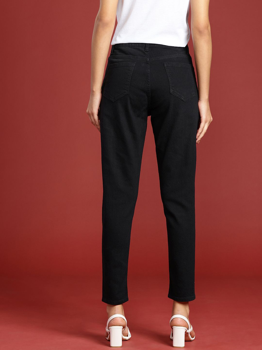 all about you Women Light Fade Mom Fit Stretchable Jeans