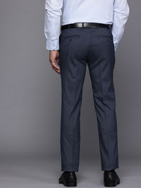 Raymond Men Checked Slim Fit Trousers