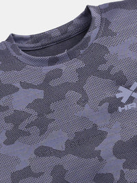 HRX by Hrithik Roshan Boys Camouflage Printed Moisture Wicking T-shirt