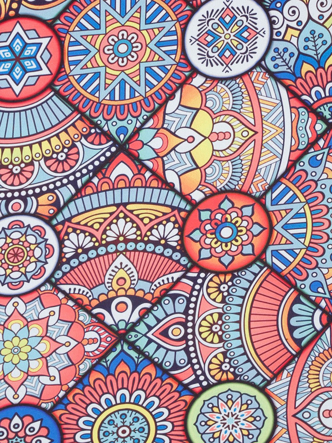 Cortina Blue & Pink Quirky Printed 3 Seater Sofa Cover