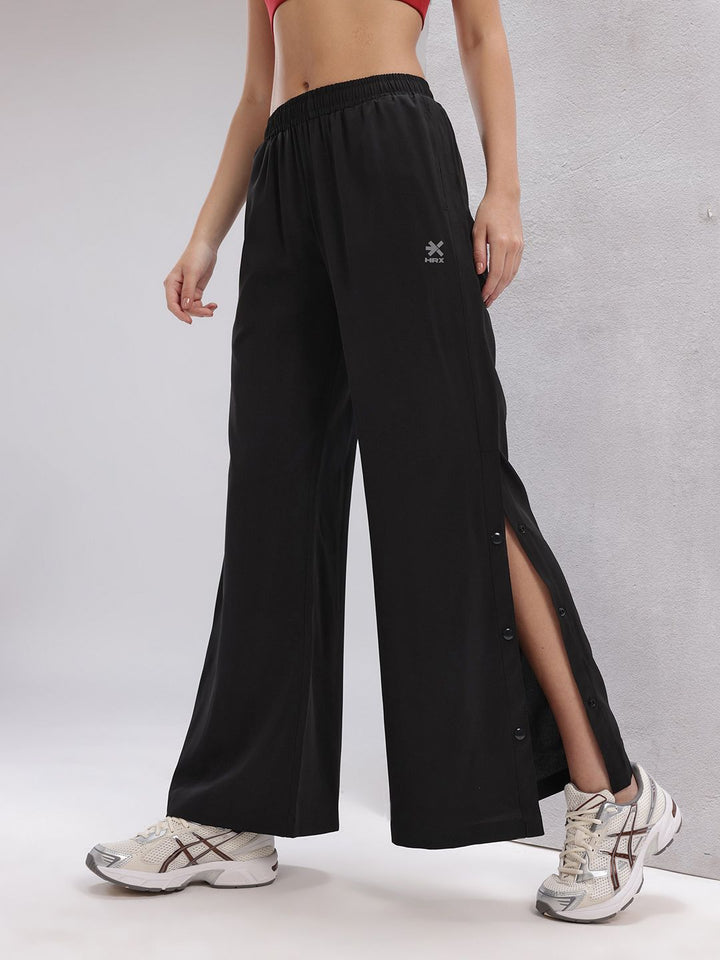 HRX by Hrithik Roshan Women Rapid-Dry Training Track Pants with Side Slits