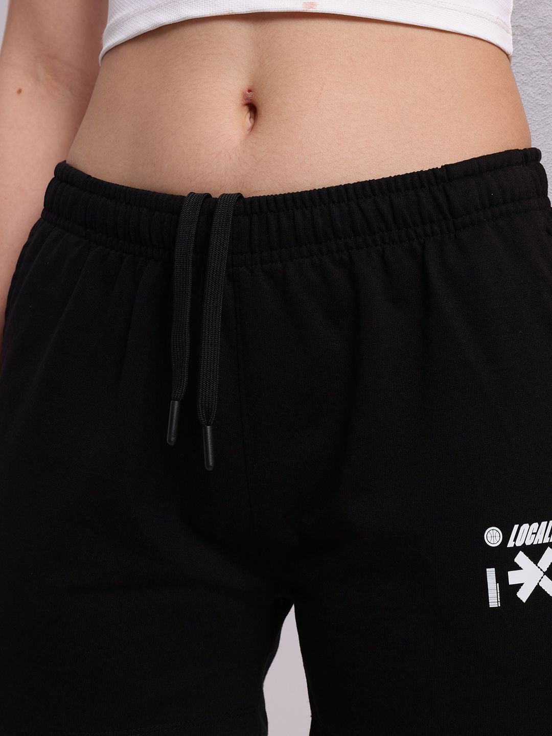 HRX by Hrithik Roshan Women Typography Printed Shorts