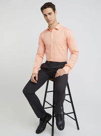Park Avenue Self Design Slim Fit Pure Cotton Formal Shirt