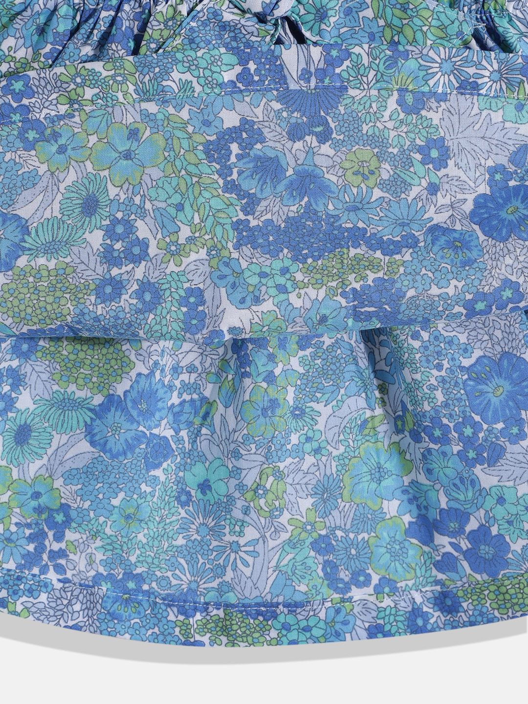 Moms Love Infant Girls Floral Print Fit & Flare Pure Cotton Dress