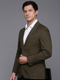 Raymond Contemporary Fit Notched Lapel Collar Single-Breasted Blazer