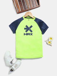HRX by Hrithik Roshan Boys Brand Logo Printed T-shirt