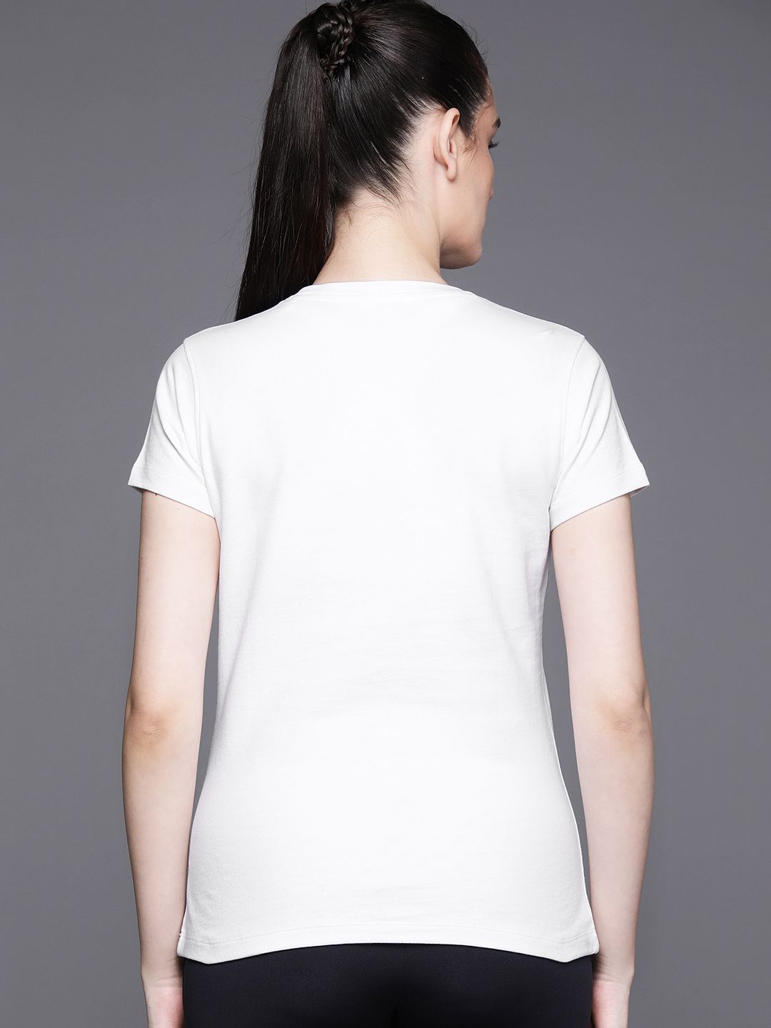 HRX by Hrithik Roshan Pure Cotton Printed Yoga T-shirt