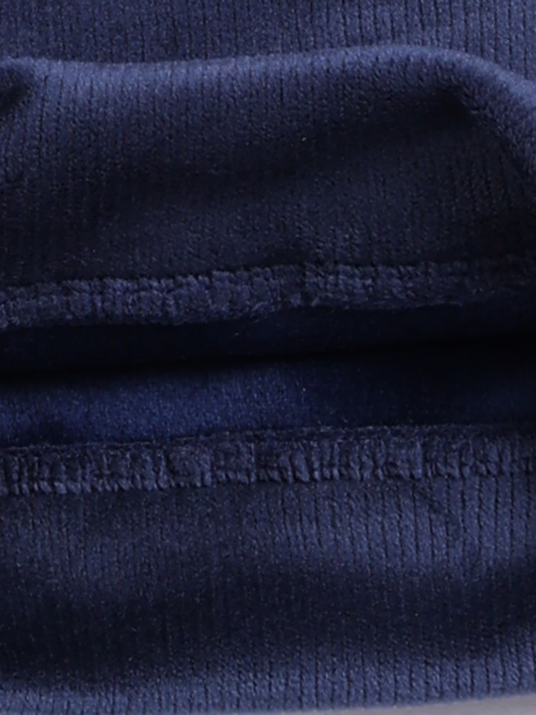 Moms Love Infant Boys Ribbed Velvet-Finish Pure Cotton Sweatshirt With Joggers