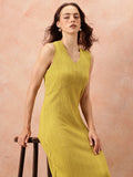 all about you V-Neck Sheath Midi Dress