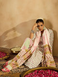 Indo Era Floral Printed V-Neck Pure Cotton Straight Kurta with Trousers & With Dupatta