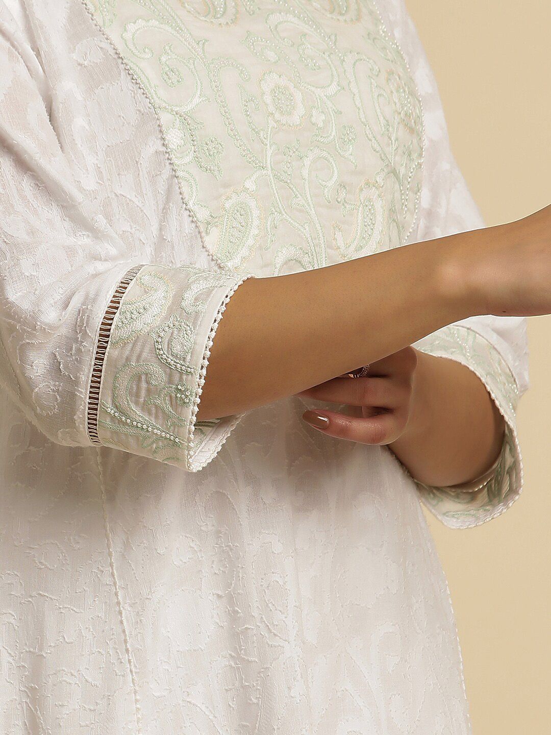 W Straight Cotton Kurta