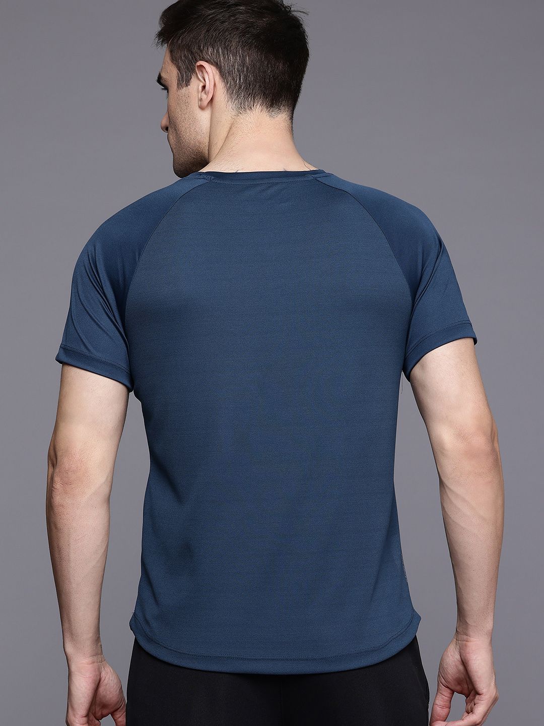 HRX by Hrithik Roshan Men Brand Logo Printed Rapid-Dry Training T-shirt