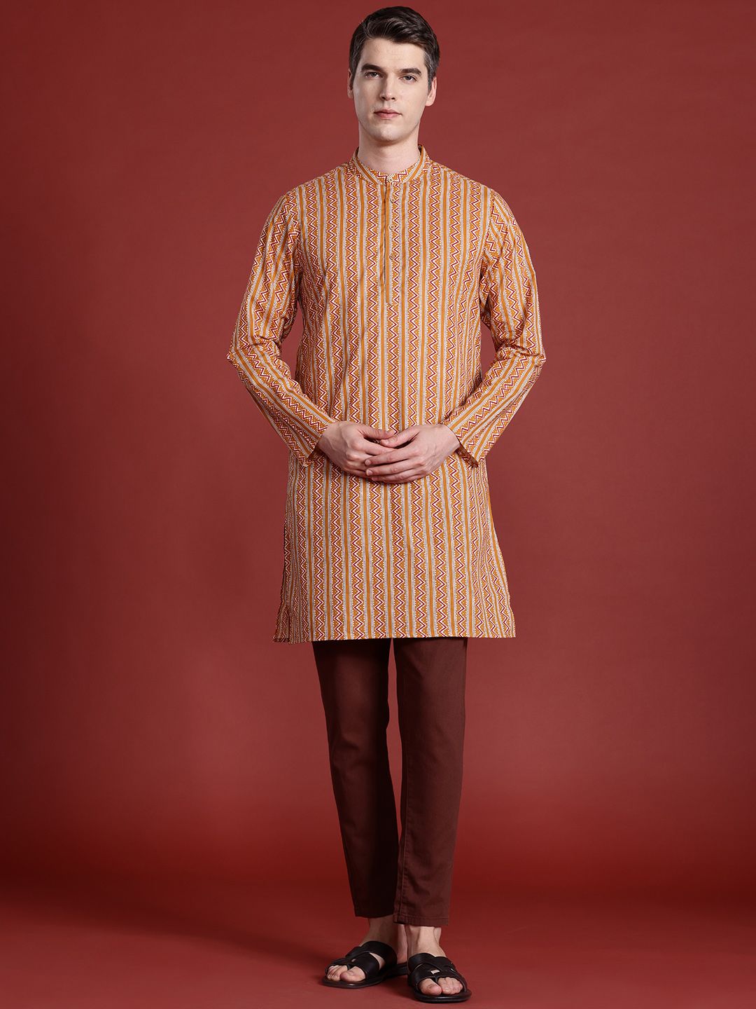 Anouk Pure Cotton Printed Kurta