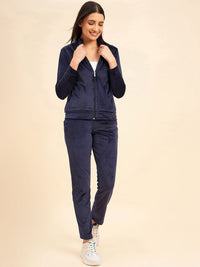Sweet Dreams Women Mock Collar Tracksuits
