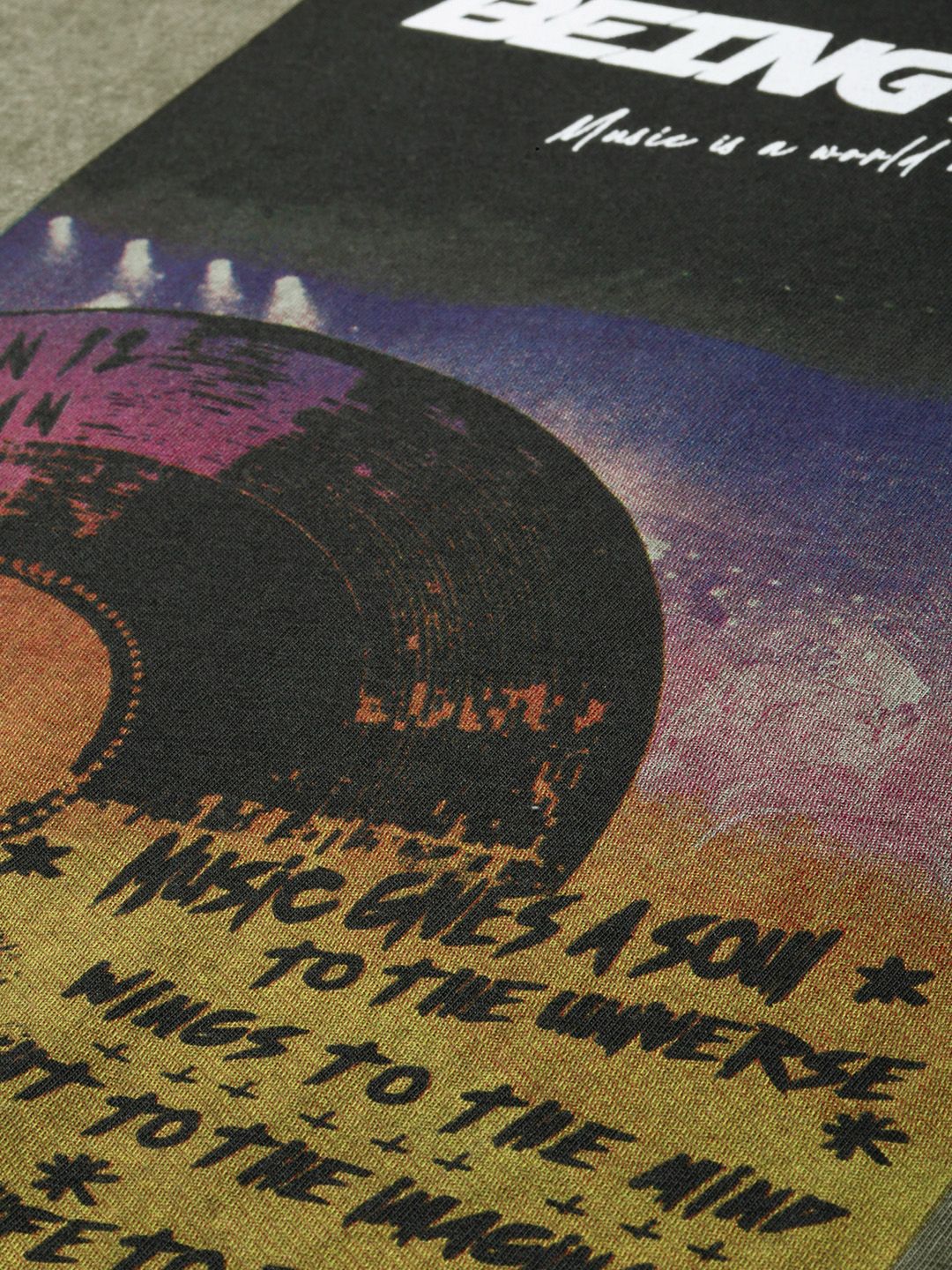 Being Human Men Graphic Printed Pure Cotton T-shirt