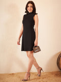DENNISON Halter Neck A-Line Dress