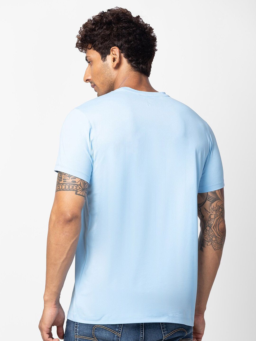 SPYKAR Men Printed Cotton T-shirt