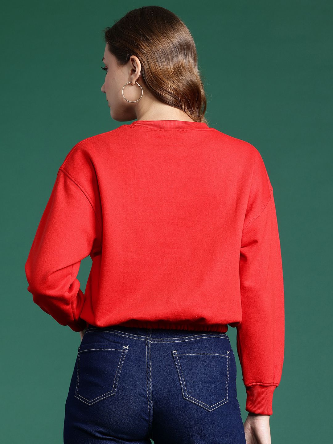 DressBerry Typography Print Sweatshirt