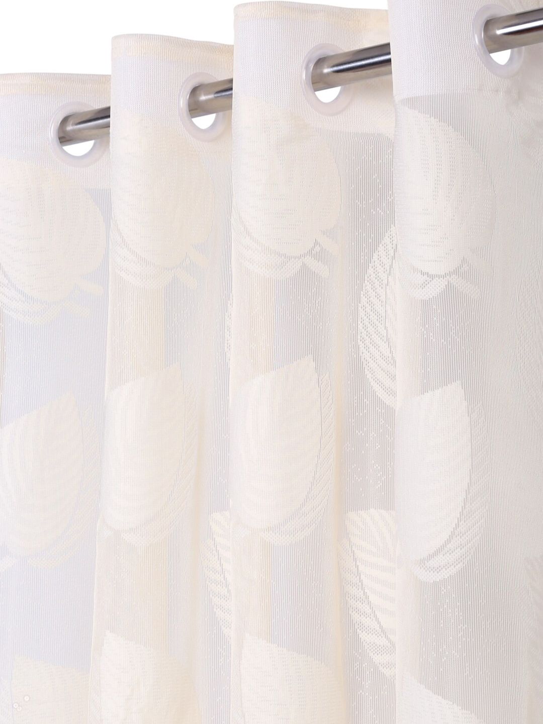 HOSTA HOMES Cream-Coloured Long Door Curtain