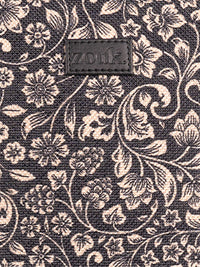 ZOUK Women Floral Printed Vegan Leather Backpack With Compression Straps-Up to 16 inch