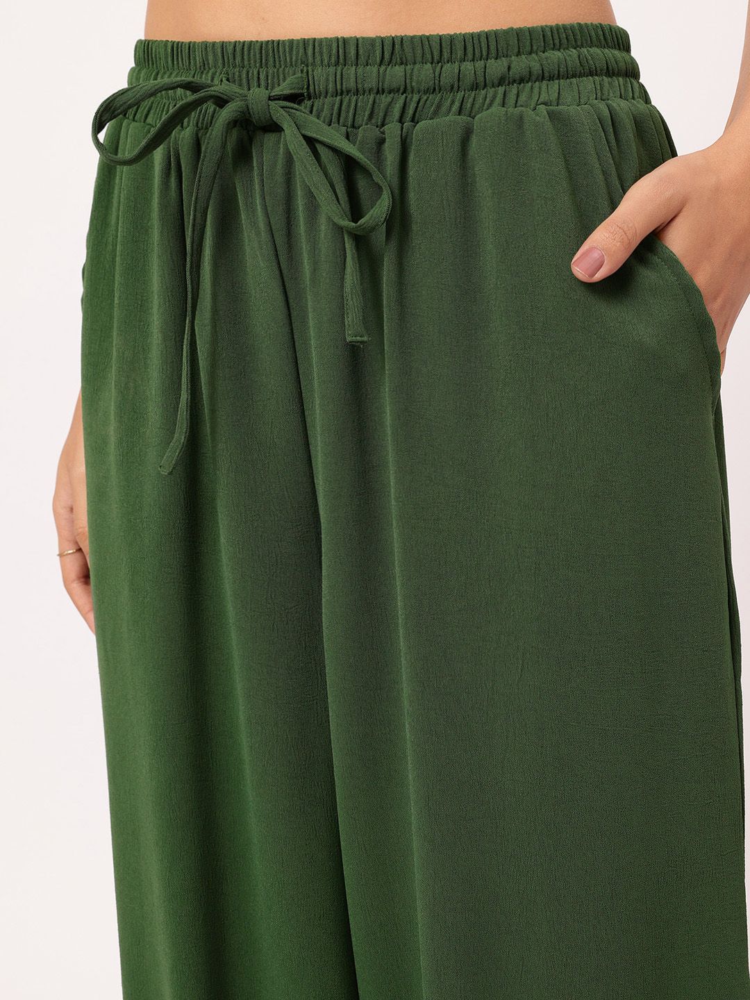 DressBerry Women Buttoned-Cuffs Trousers