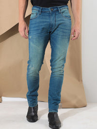 RARE RABBIT Men Sator Slim Fit Cotton Jeans