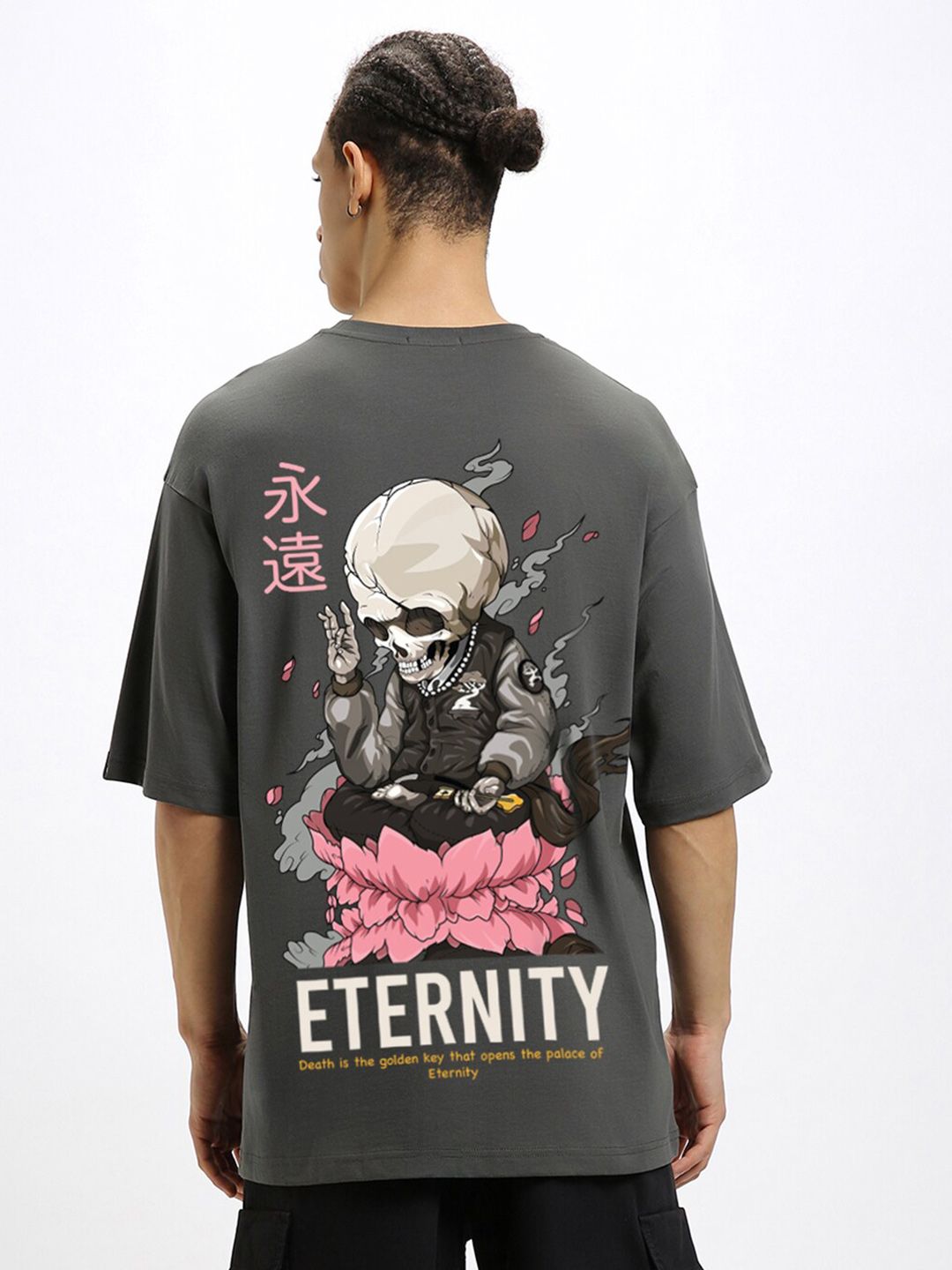 Bewakoof Anime Graphic Printed Oversized T-shirt