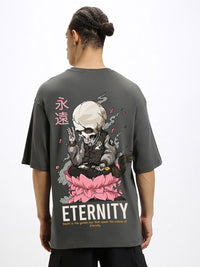 Bewakoof Anime Graphic Printed Oversized T-shirt