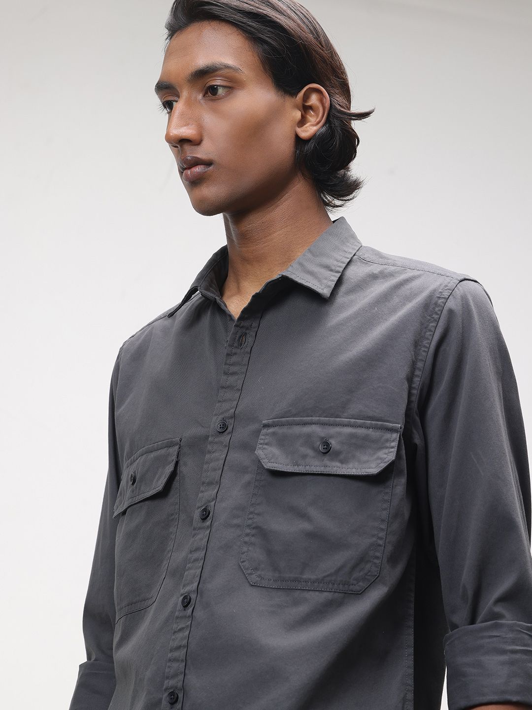 ether Pure Cotton Casual Shirt
