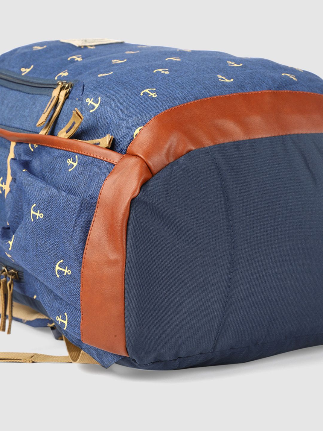 Gear Unisex Blue Anchor Print Laptop Backpack