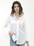 RAREISM Classic Spread Collar Opaque Casual Shirt