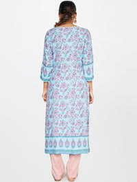 Global Desi Floral Printed Kurta