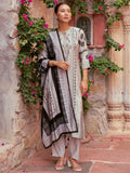 Libas Floral Printed Straight Kurta with Trousers & Dupatta