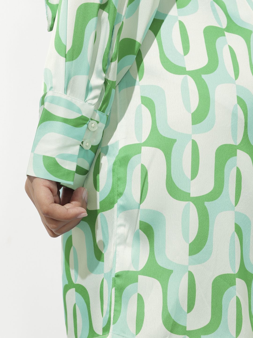 DressBerry Offset Repeat Wrap It Up Dress