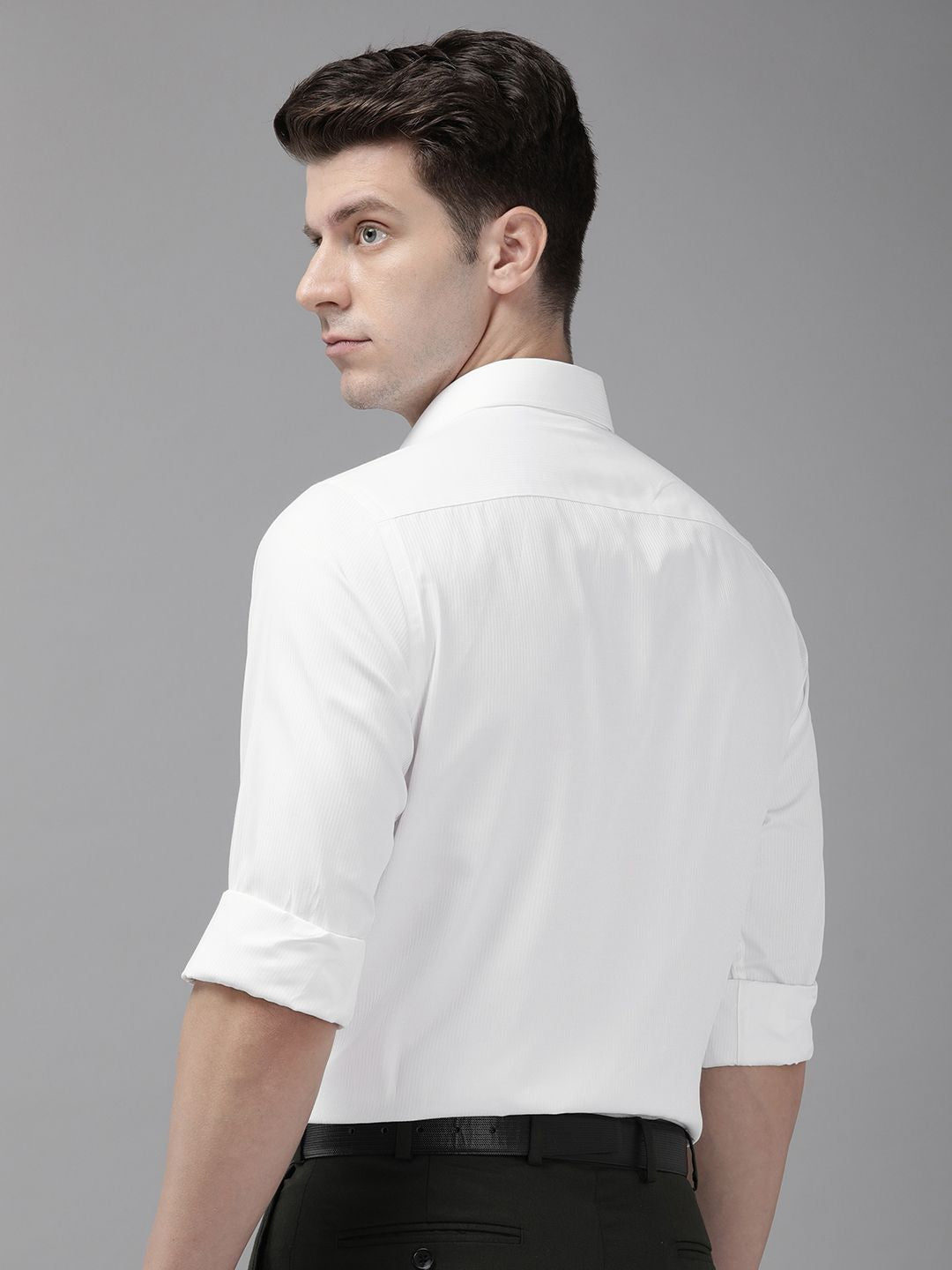 Park Avenue Slim Fit Striped Formal Shirt