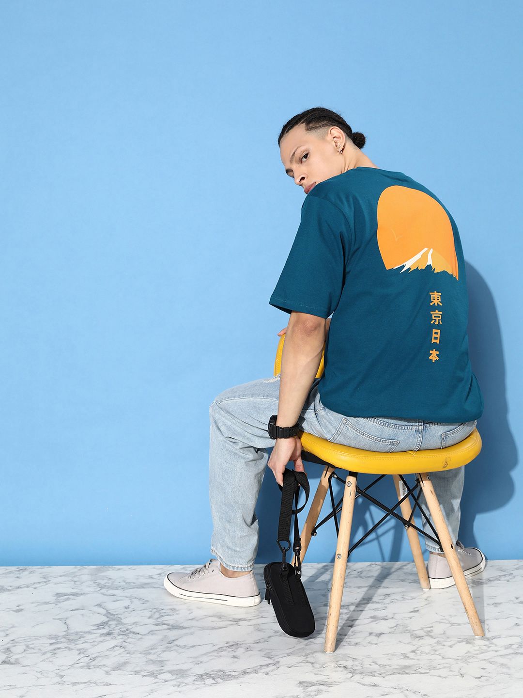 Difference of Opinion Printed Pure Cotton Oversized T-shirt