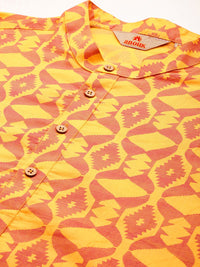 Anouk Printed Regular Pure Cotton Kurta with Trousers