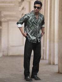 Powerlook Men Opaque Printed Casual Shirt
