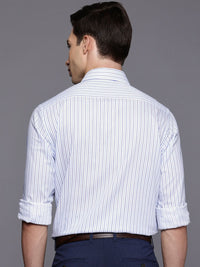 Raymond Slim Fit Striped Pure Cotton Formal Shirt