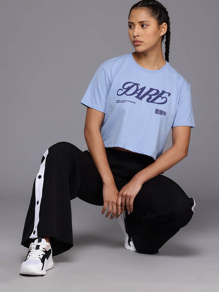 HRX by Hrithik Roshan Typography Printed T-shirt