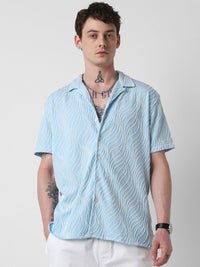 VASTRADO Men Classic Opaque Striped Casual Shirt