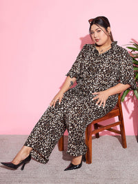 SASSAFRAS Curve Animal Printed Shirt With Trousers