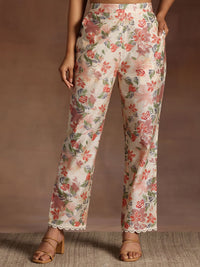Libas Floral Printed Kurta With Trouser