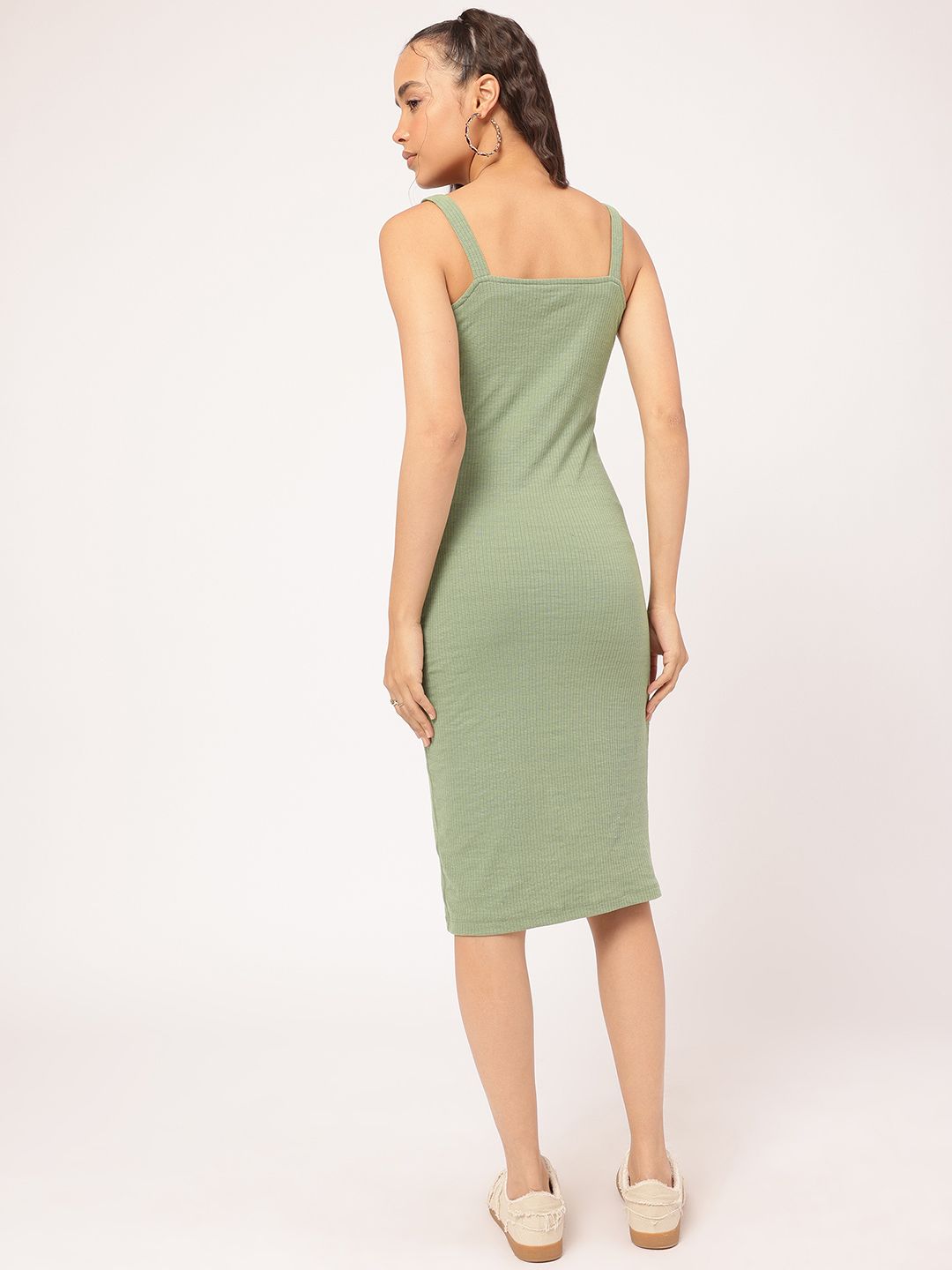 DressBerry Cool Matcha Soft Grunge Sheath Dress