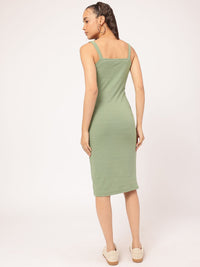 DressBerry Cool Matcha Soft Grunge Sheath Dress
