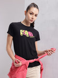 HRX by Hrithik Roshan Typography Printed T-shirt